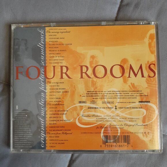 Four Rooms Original Motion Picture Soundtrack (CD, 1995, Elektra Records) - Picture 2 of 4